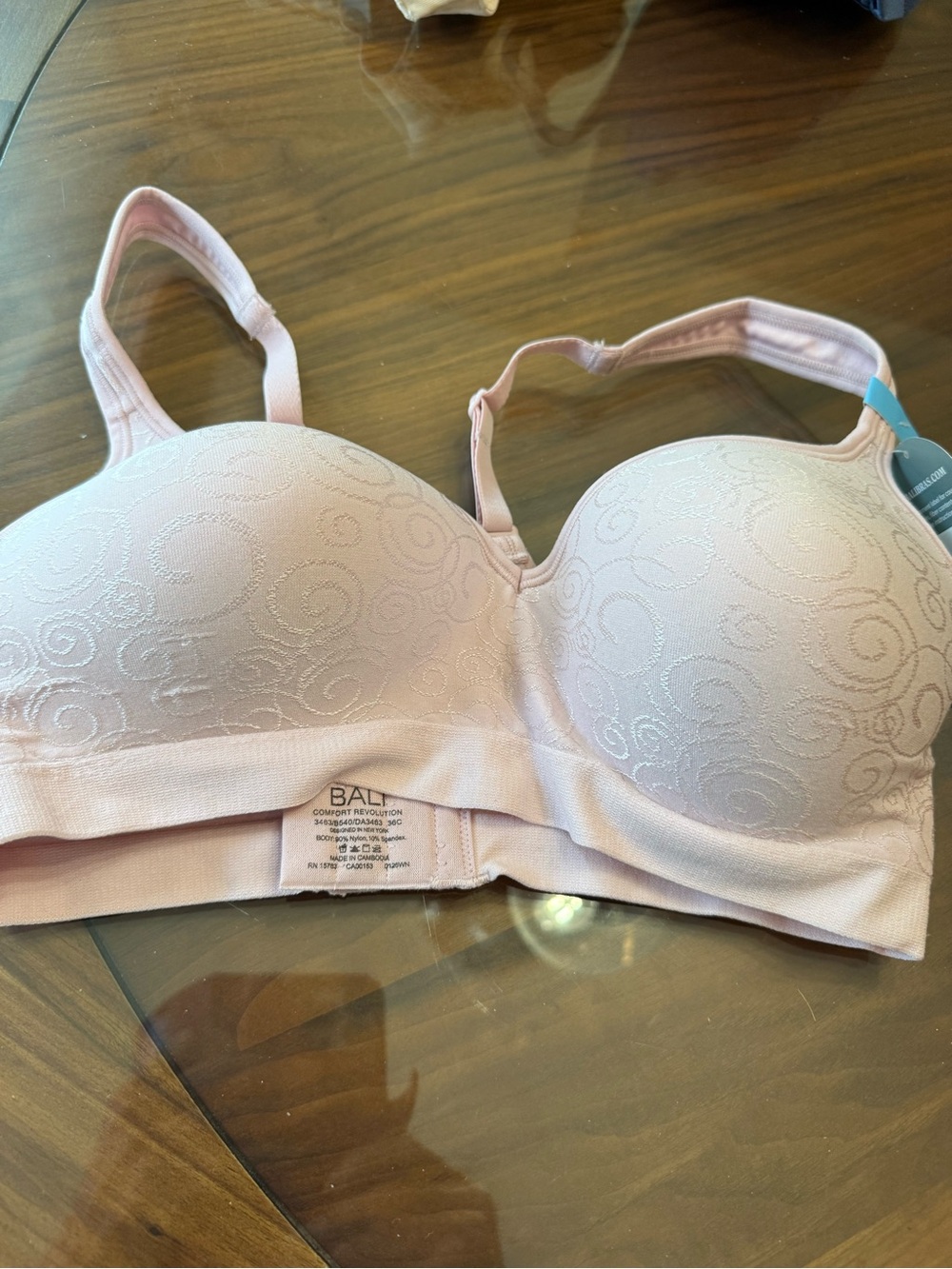 Bali Pink Seamless Wireless Comfort Bra